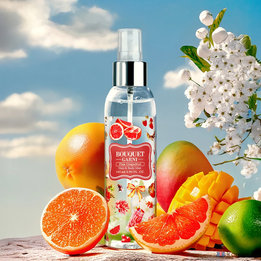 Ароматизированный спрей для волос и тела Bouquet Garni «Розовый грейпфрут», 1 шт., 145 мл
