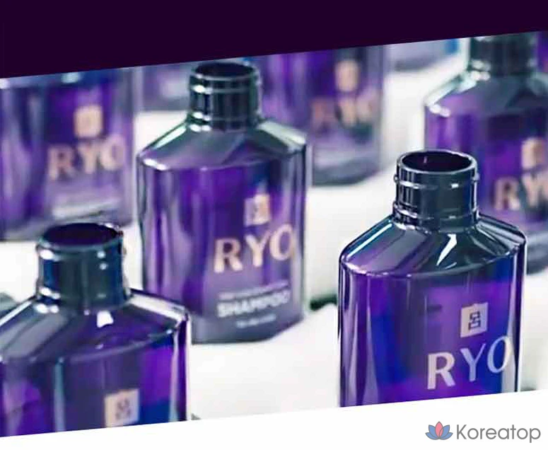 Шампунь Ryo Yangyunmo 9EX для лечения выпадения волос при жирной коже головы, 400 мл, 1 шт.