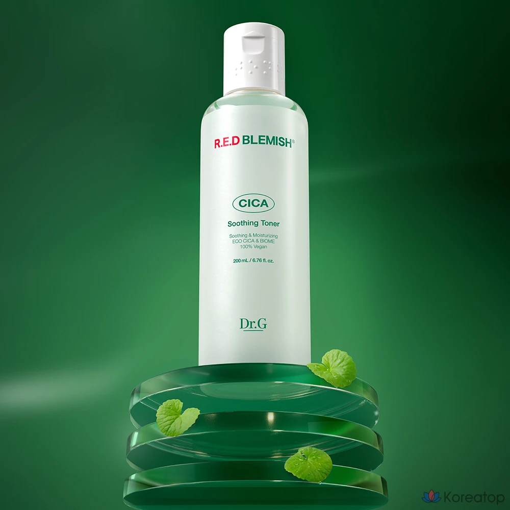 Успокаивающий тоник Dr.G Red Blemish Cica, 200 мл, 1 шт.