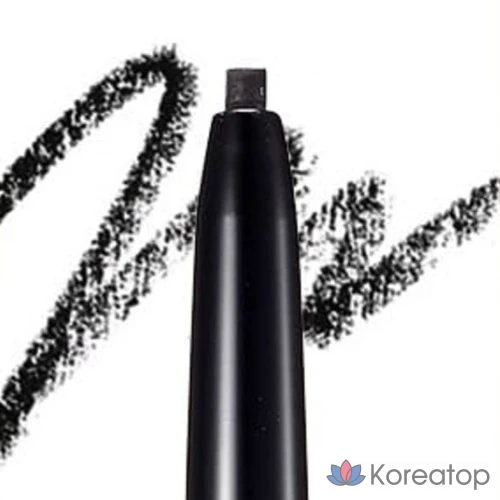 Гелевая подводка для глаз Lilybyred Stareyes Nine to Nine Slim, 0,14 г, матовый черный, 1 шт., фото 2