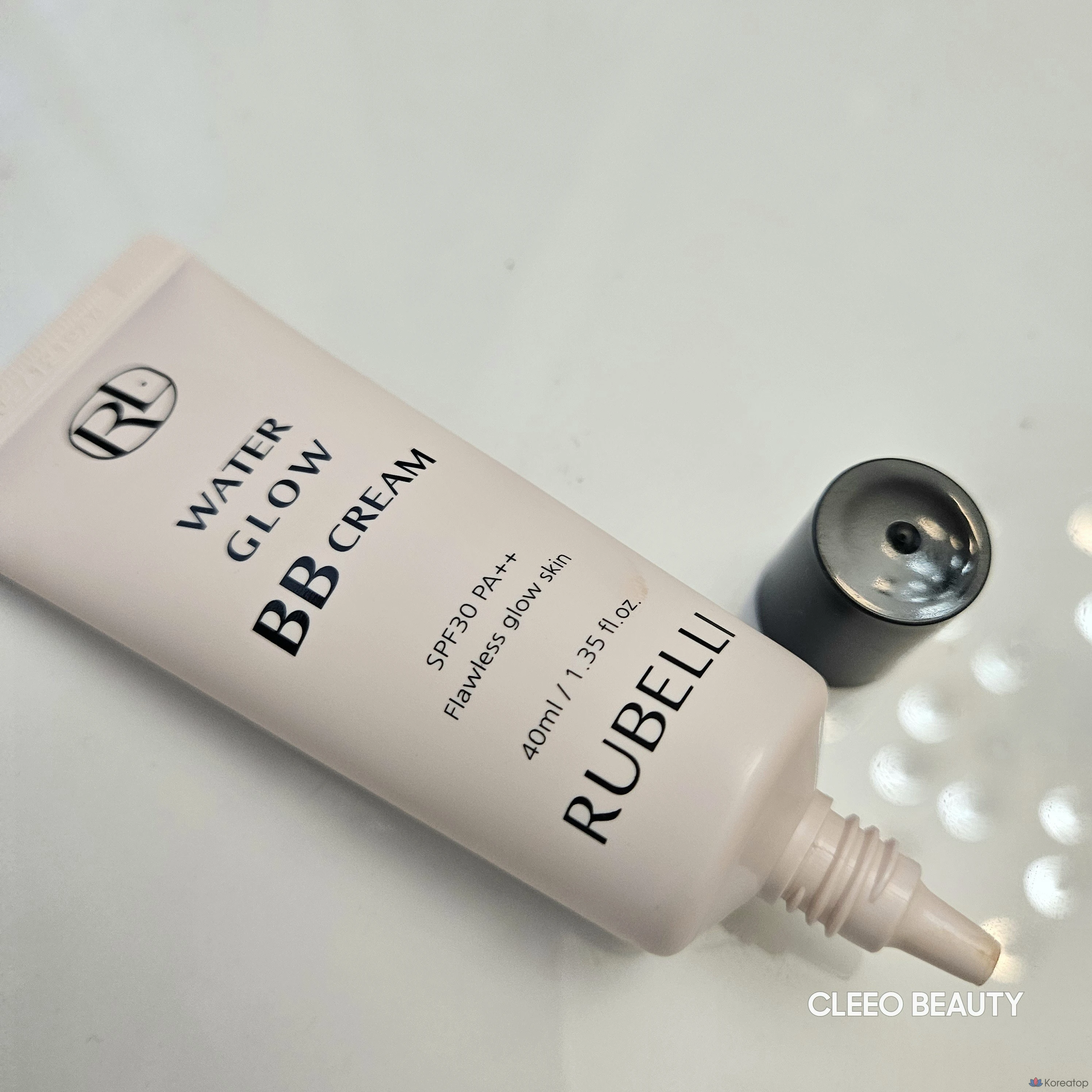 Rubelli BB-крем Water Glow, спонж Air Puff, № 21, 1 шт., 40 мл