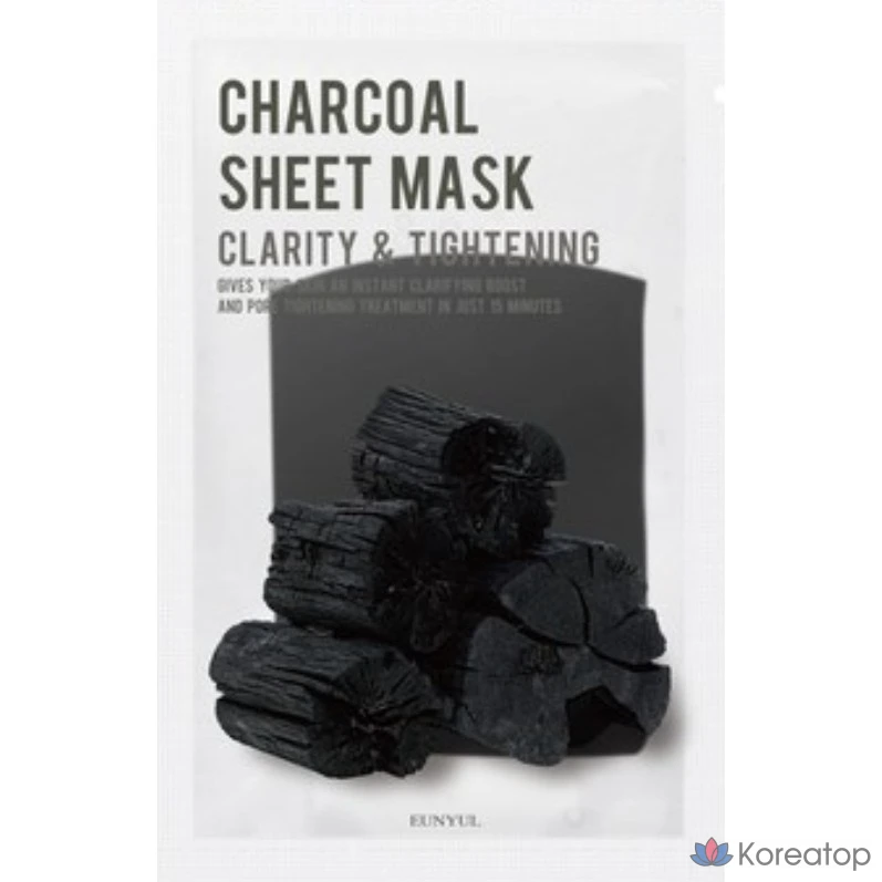 Набор угольных масок Eunyul Purity, 30 штук, 3 упаковки.