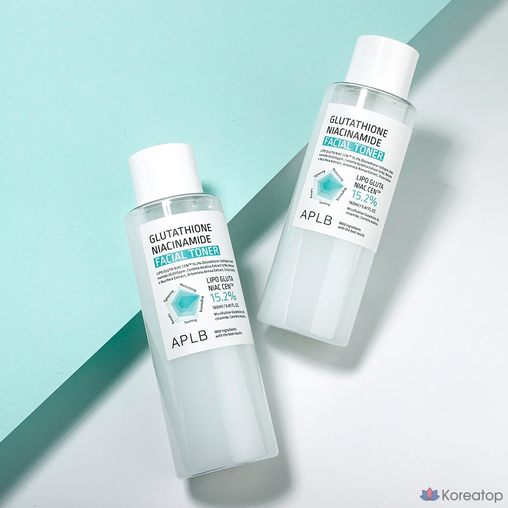 Тонер APLB Glutathione Niacinamide Facial Toner, 160 мл, 1 шт.