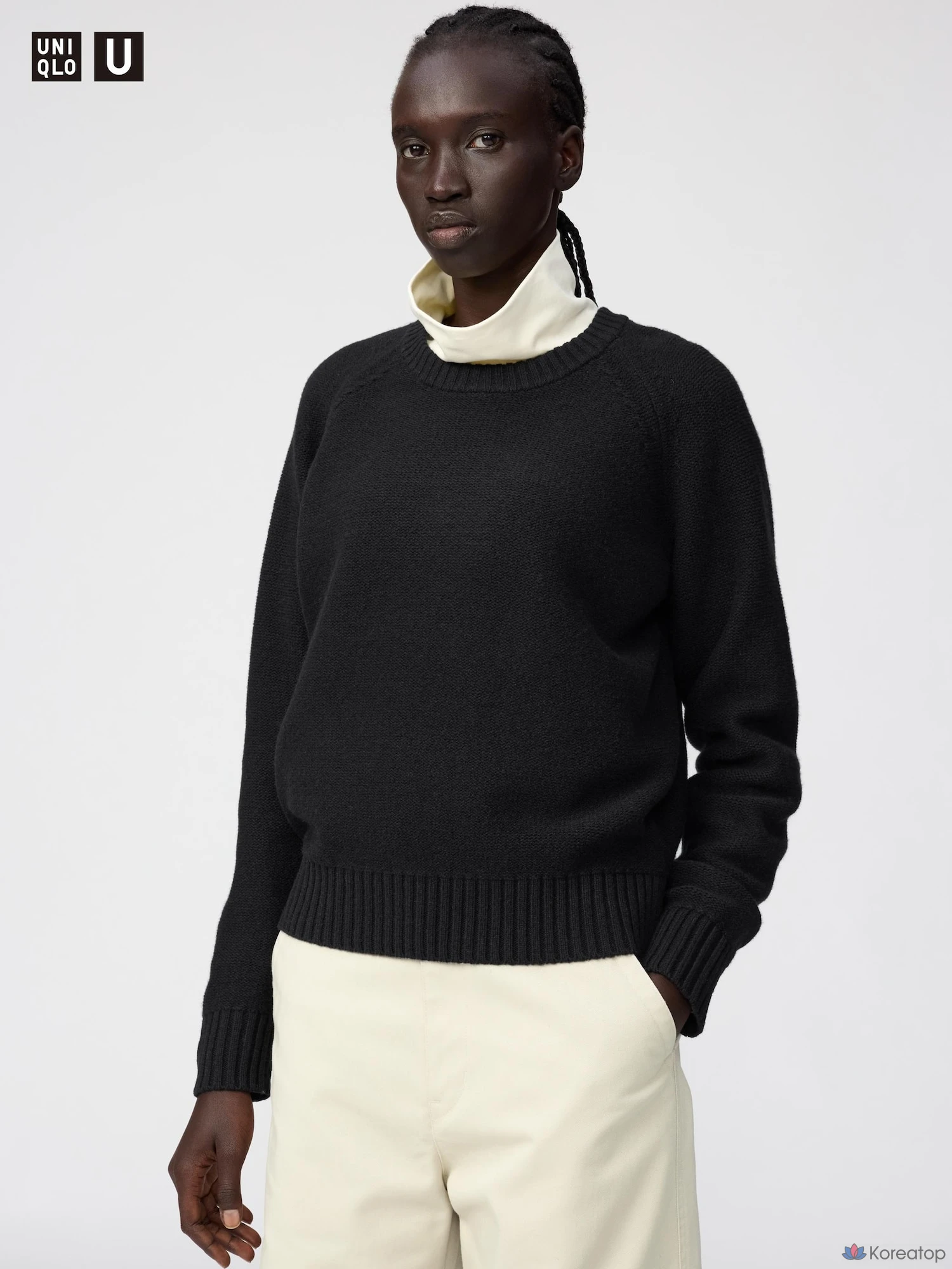 Свитер Uniqlo Lambswool Crew Neck Sweater