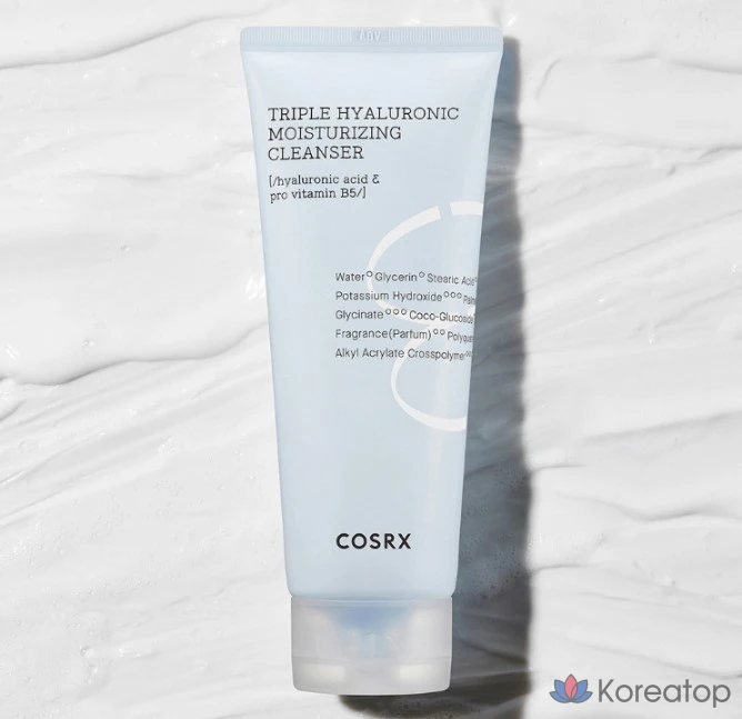 Увлажняющее очищающее средство COSRX Hydrium Triple Hyaluronic, 150 мл, 1 шт.