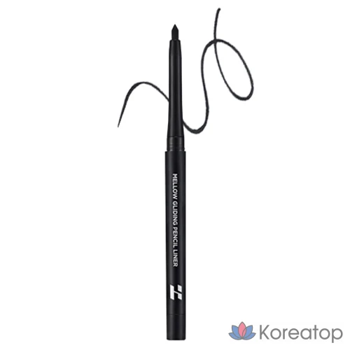 Подводка для глаз Holika Holika Mellow Gliding Pencil Liner, 0.3g, 09 Washed Black, 1 шт.