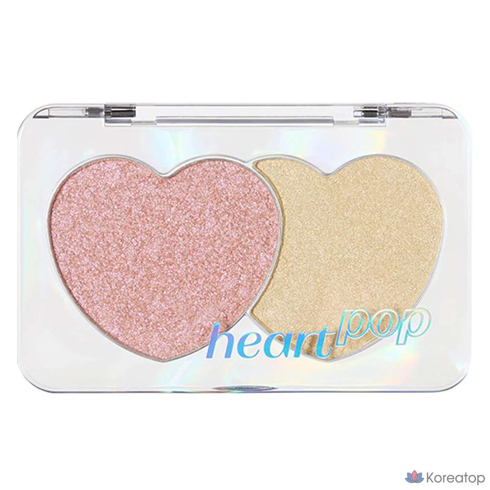Румяна Etude House Heart Pop Duo 7,5 г, оттенок Envy Flash Flare Angelic, 1 шт.
