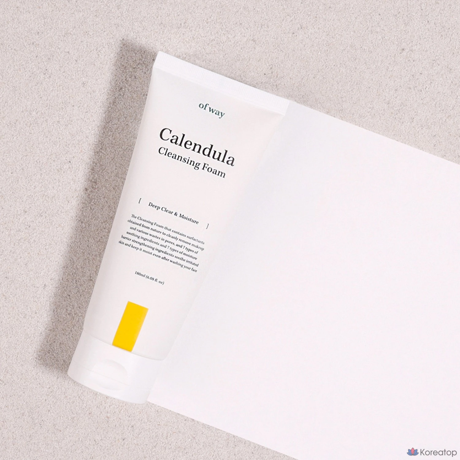 Органическая пенка для умывания для сухой и чувствительной кожи Etude House Calendula Calendula, 1 шт., 180 мл