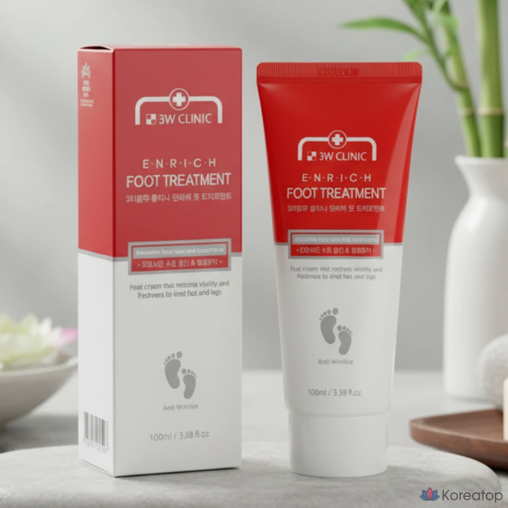 Средство для ухода за ногами 3W Clinic Enrich, 100 мл, 1 упаковка, 5 упаковок