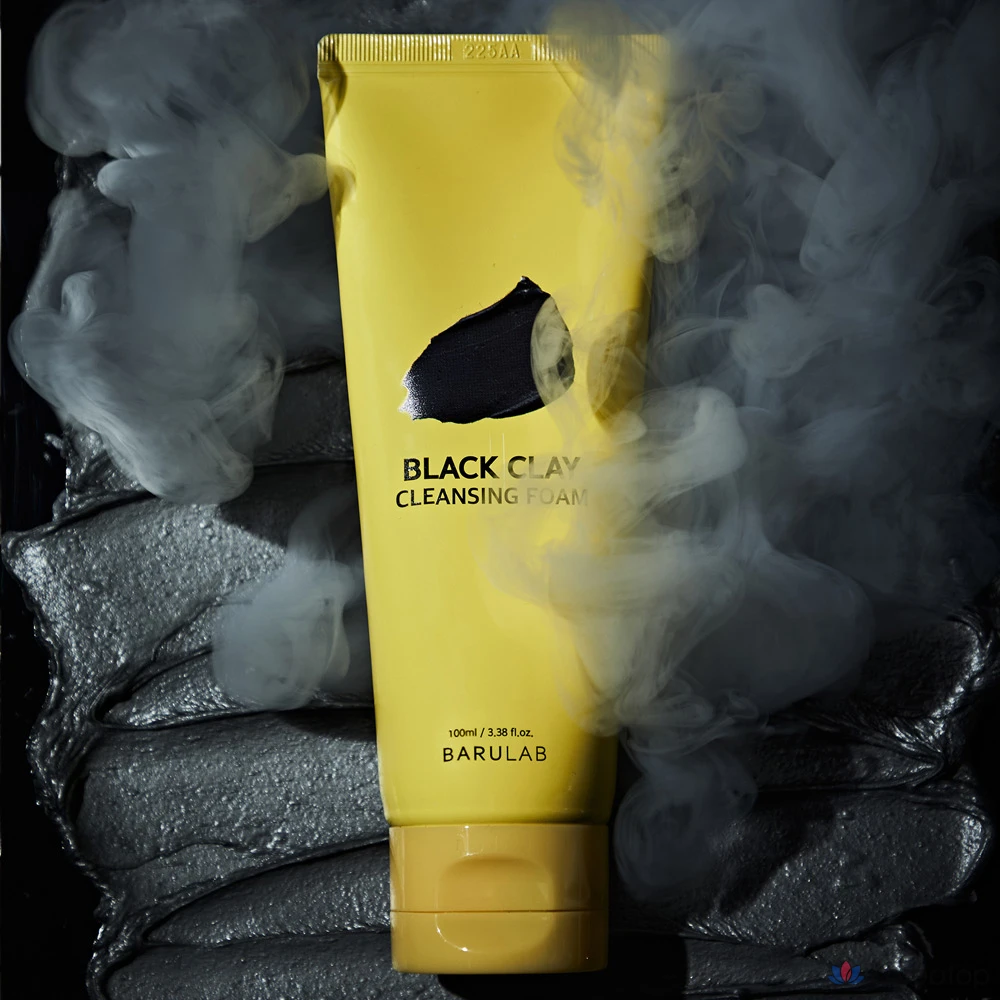 Очищающая пенка для лица Barulab с черной глиной, 100 мл, 1 шт.