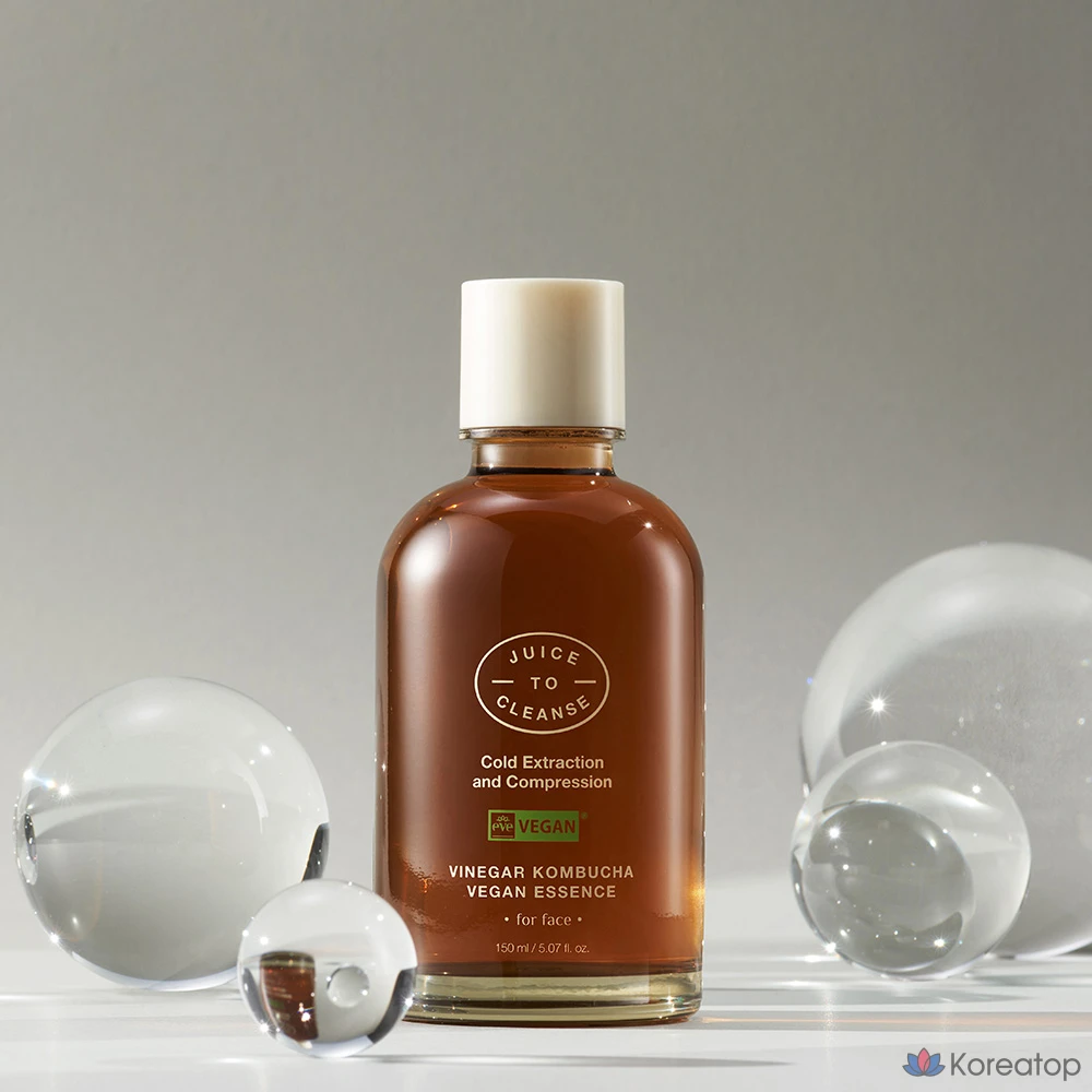 Очищающий сок на основе уксуса и комбучи, веганская эссенция, 1 шт., 150 мл
