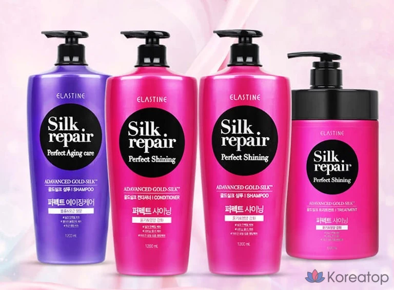 Шампунь Elastine Silk Repair, 550 мл, 1 шт., фото 2