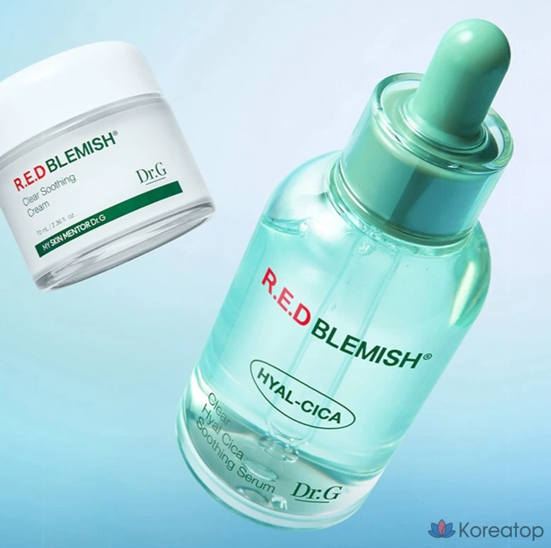 Успокаивающая сыворотка Dr.G Red Blemish Clear Hyal Cica, 50 мл, 1 шт.