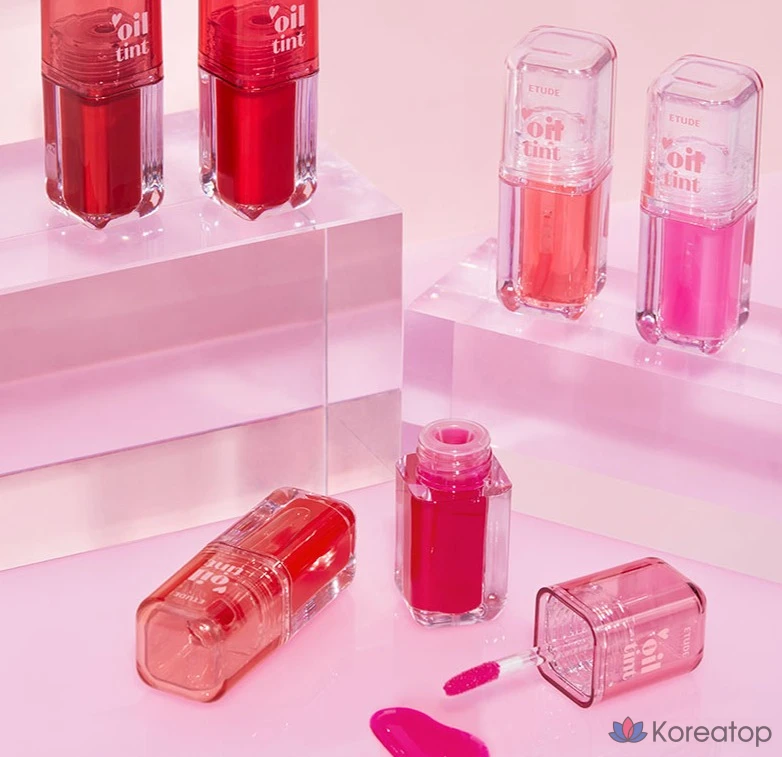 Etude House Dear Darling Oil Tint, 01 Real Cherry, 4.2g, 1 шт., фото 5