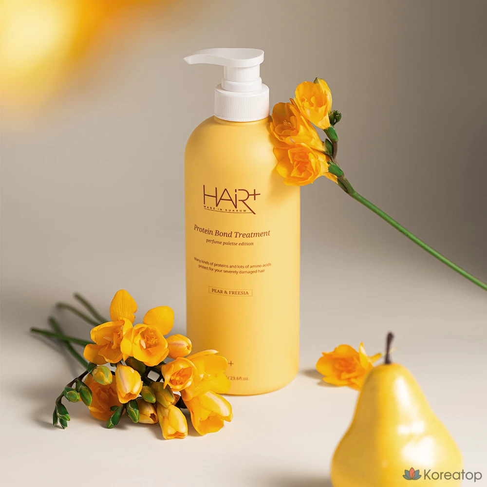 Средство для восстановления волос Hair Plus Protein Bond Treatment со вкусом груши и фрезии, 700 мл, 1 шт., фото 3