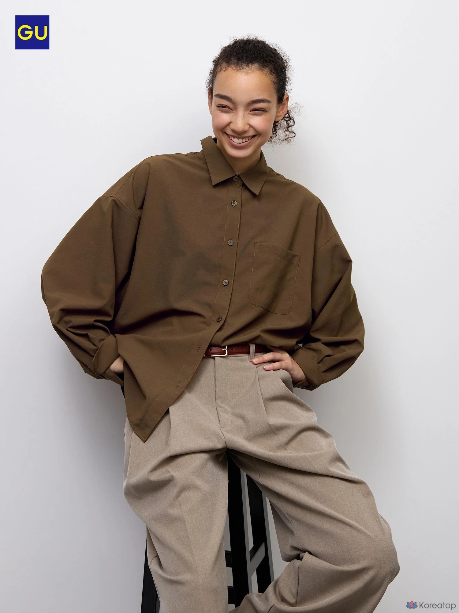 Рубашка Uniqlo Dolman Sleeve Shirt