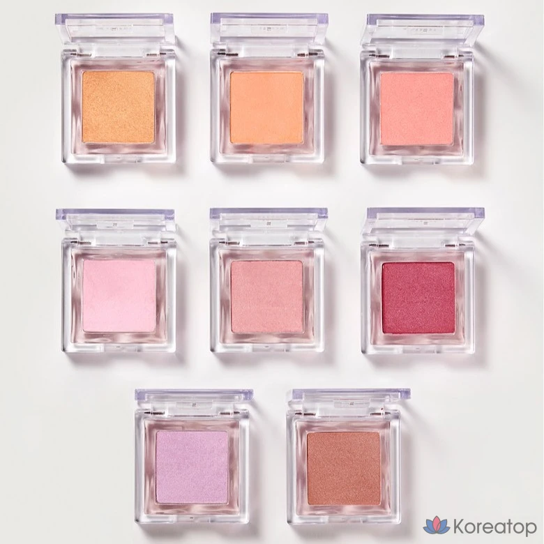 Запеченные румяна Glint by VDIVOV, 2,4 г, оттенок Strawberry Smoke, 1 шт., фото 3