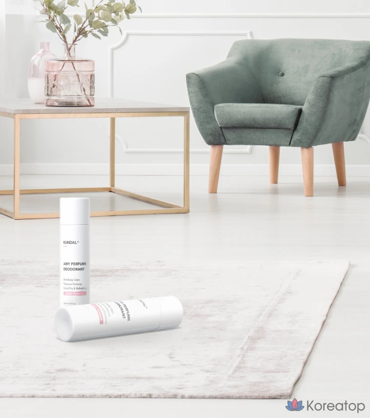 Парфюмерный дезодорант-спрей Kundal Airy с ароматом детской присыпки, 150 мл, 1 шт.