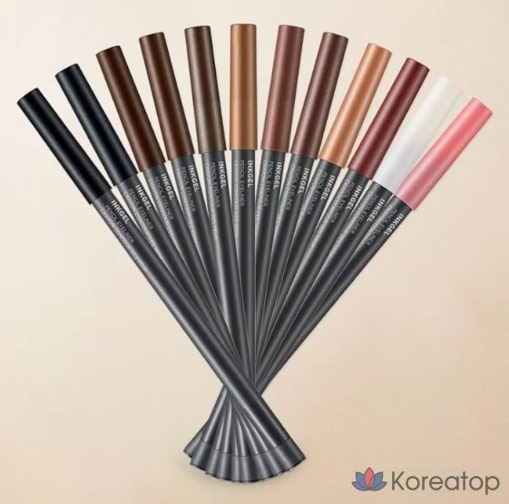 Гелевый карандаш для глаз The Face Shop Ink Gel Pencil Liner, 0.5g, оттенок 03 Seattle Brown, 1 шт., фото 3