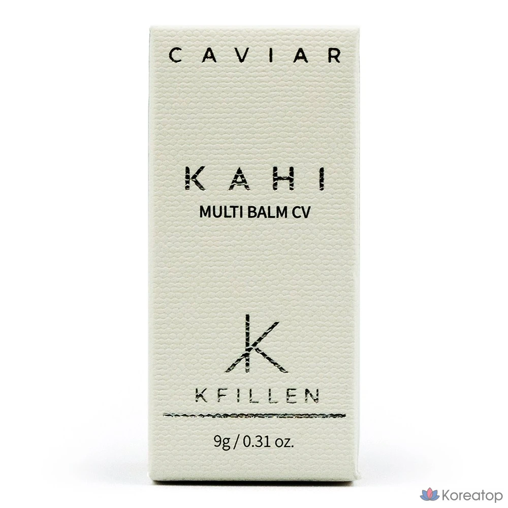 Kahi Multi-Balm CV Caviar Антивозрастной стик от морщин, 9 г, основной продукт + сменный блок, 1 комплект, 1 шт.