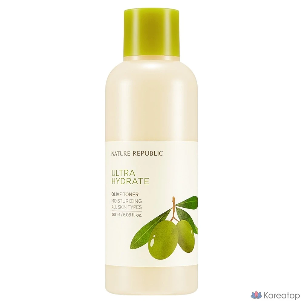 Увлажняющий тоник Nature Republic Really Moist Olive Toner, 180 мл, 1 шт.