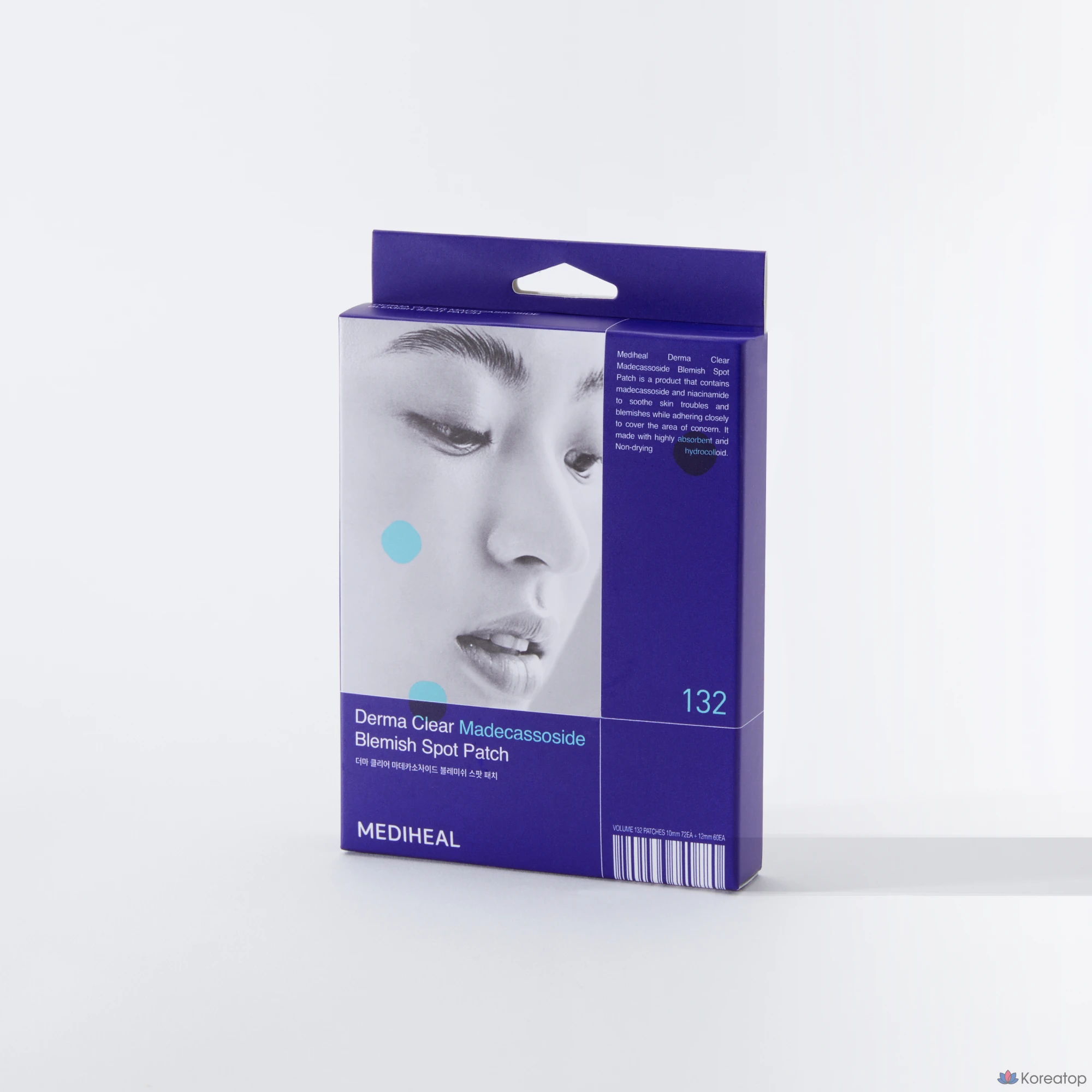 Пластыри от прыщей Mediheal Derma Clear Madecassoside, 1 упаковка (132 штуки), фото 3