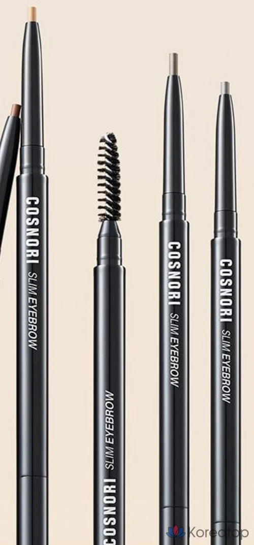 Карандаш для бровей Cosnori Slim, 0,13 г, цвет 05 Dutch Gray, 1 шт., фото 8