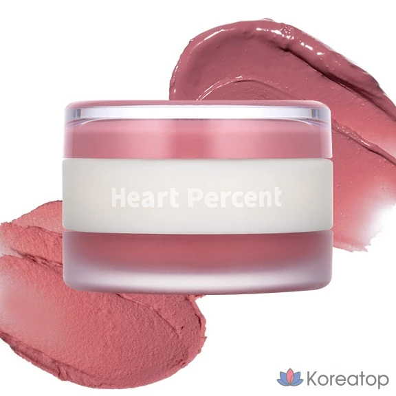 Помада и румяна Heart Percent Dot On Mood Custom Lip & Cheek 9514, 04, нежно-розовый, 1 шт.