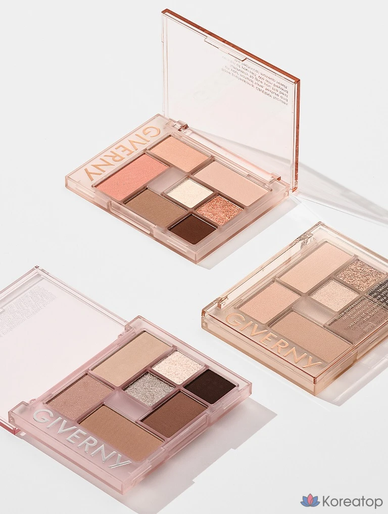 Тени для век Giverny Nuance G Eye Palette, оттенок 1 Sandy Lyon, 8.2 г, 1 шт.