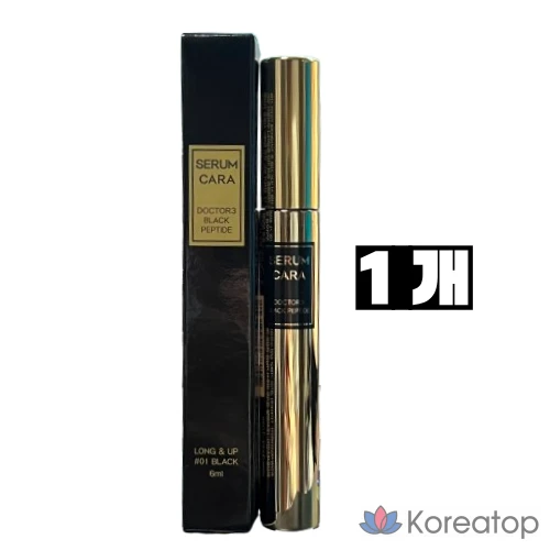 Тушь для ресниц DOCTOR.3 Black Peptide Serum Cara Mascara, 1 шт., черная.