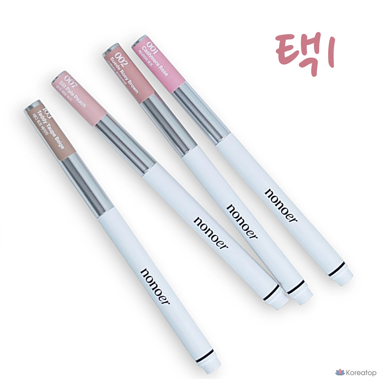 Карандаш для губ NONOER Over Detail 0,36 г, 4 цвета, 002 Suede Rosy Brown, 1 шт.