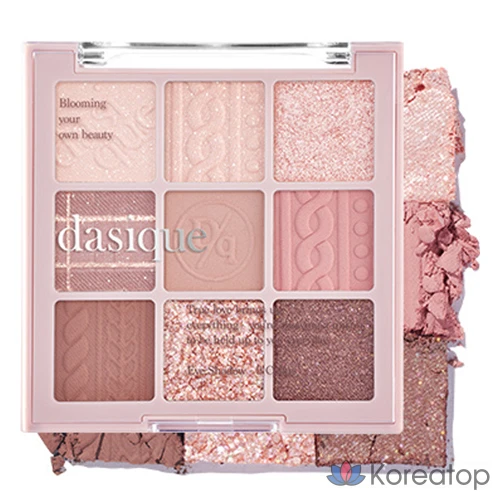 Палитра теней Daisique, 16 оттенков фиолетового цвета, 1 шт.