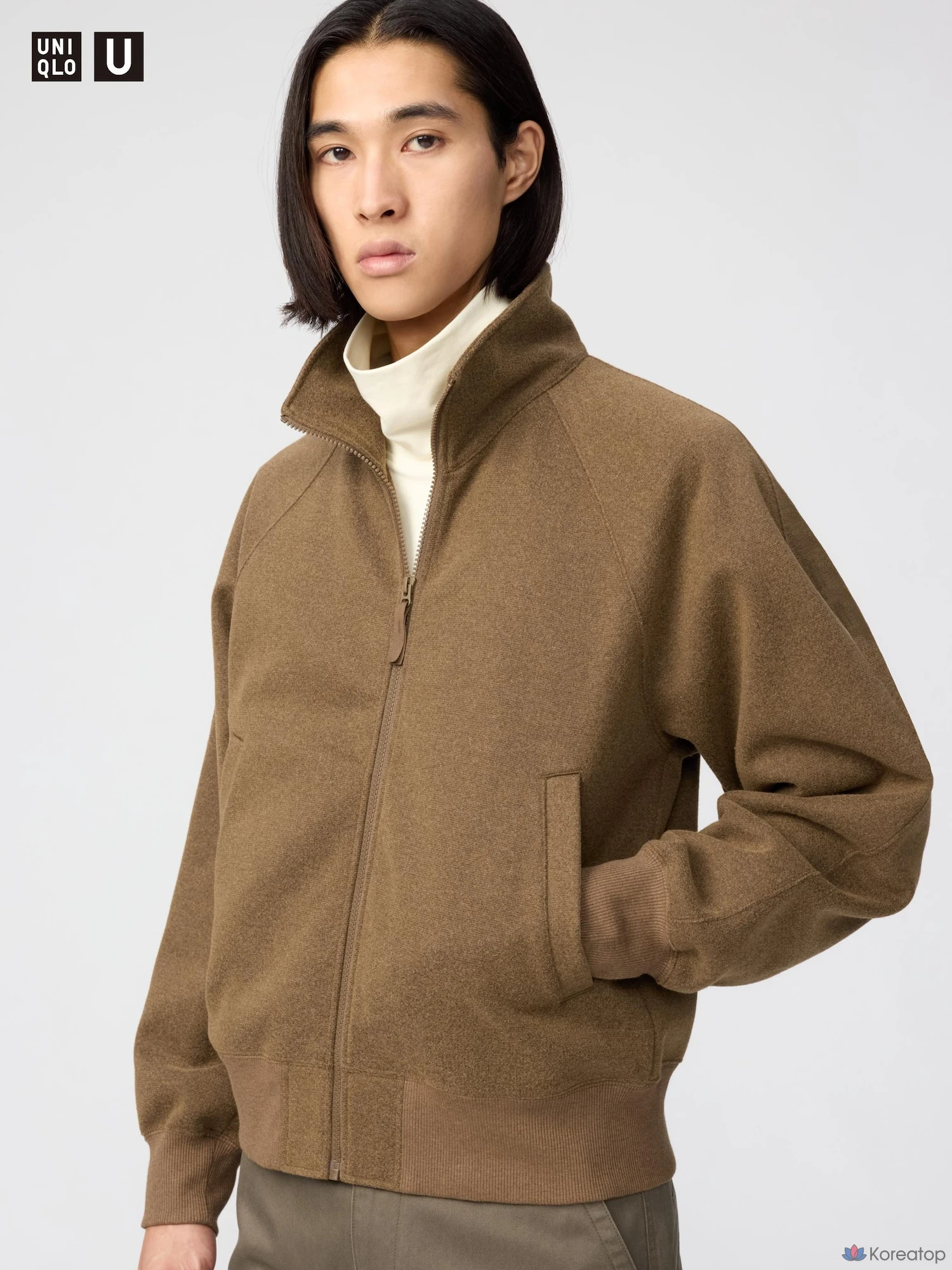 Блузон Uniqlo Brushed Full Zip Blouson