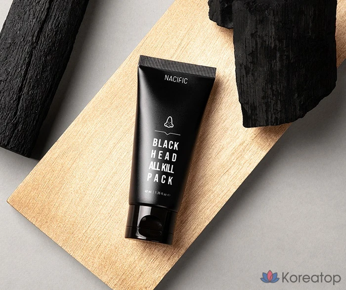 Набор NACIFIC Blackhead All-Kill Wash-Off Mask Pack, маска для носа + кисточка для удаления черных точек, 1 комплект, 4 штуки, фото 5