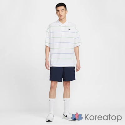 Поло мужское Nike Sportswear Club Oversized Stripe Polo, фото 6