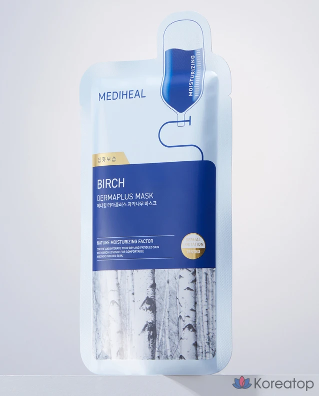 Mediheal Derma Plus Birch Mask, 10 шт., 4 шт., фото 2