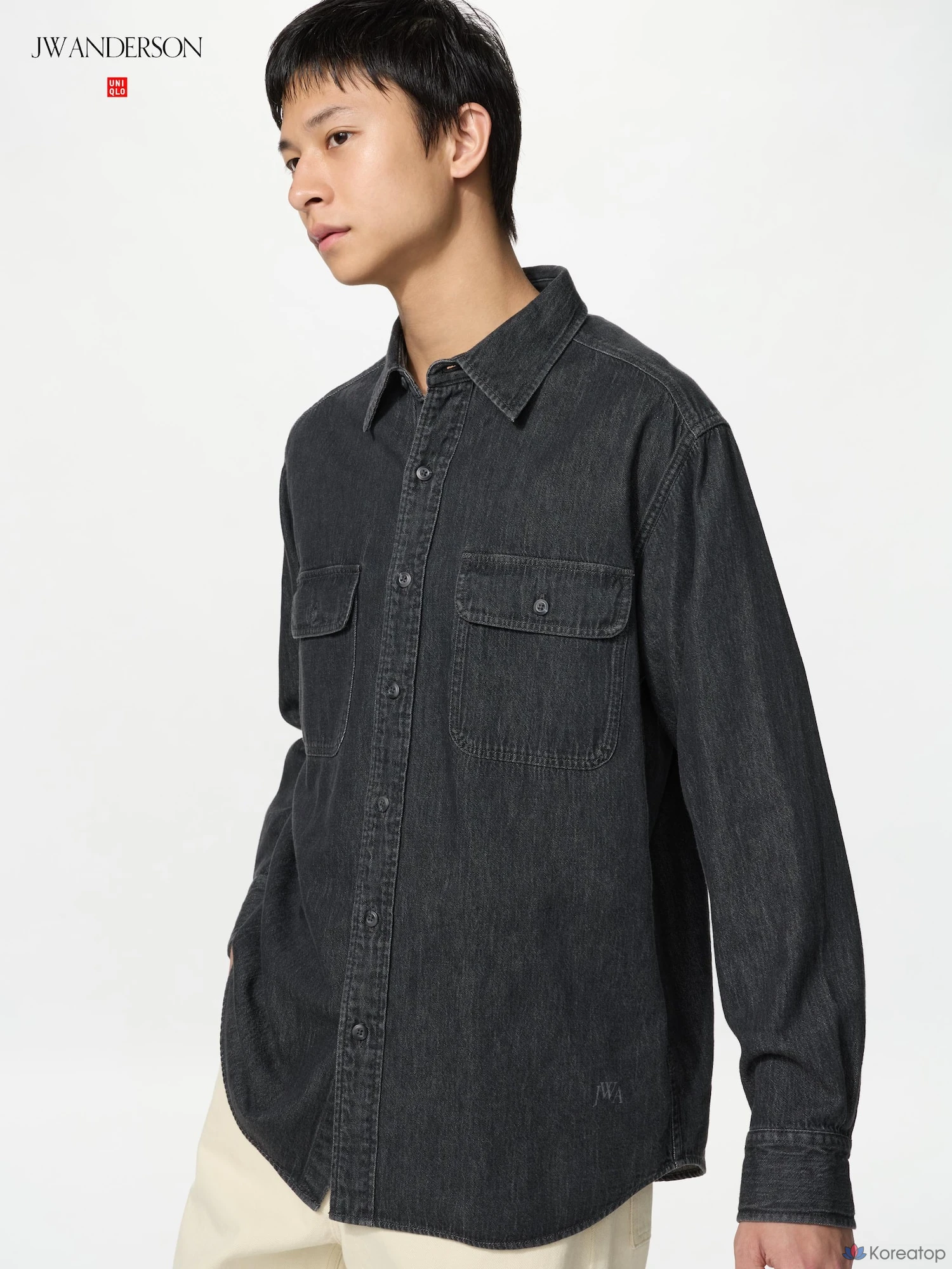 Джинсовая рубашка Uniqlo