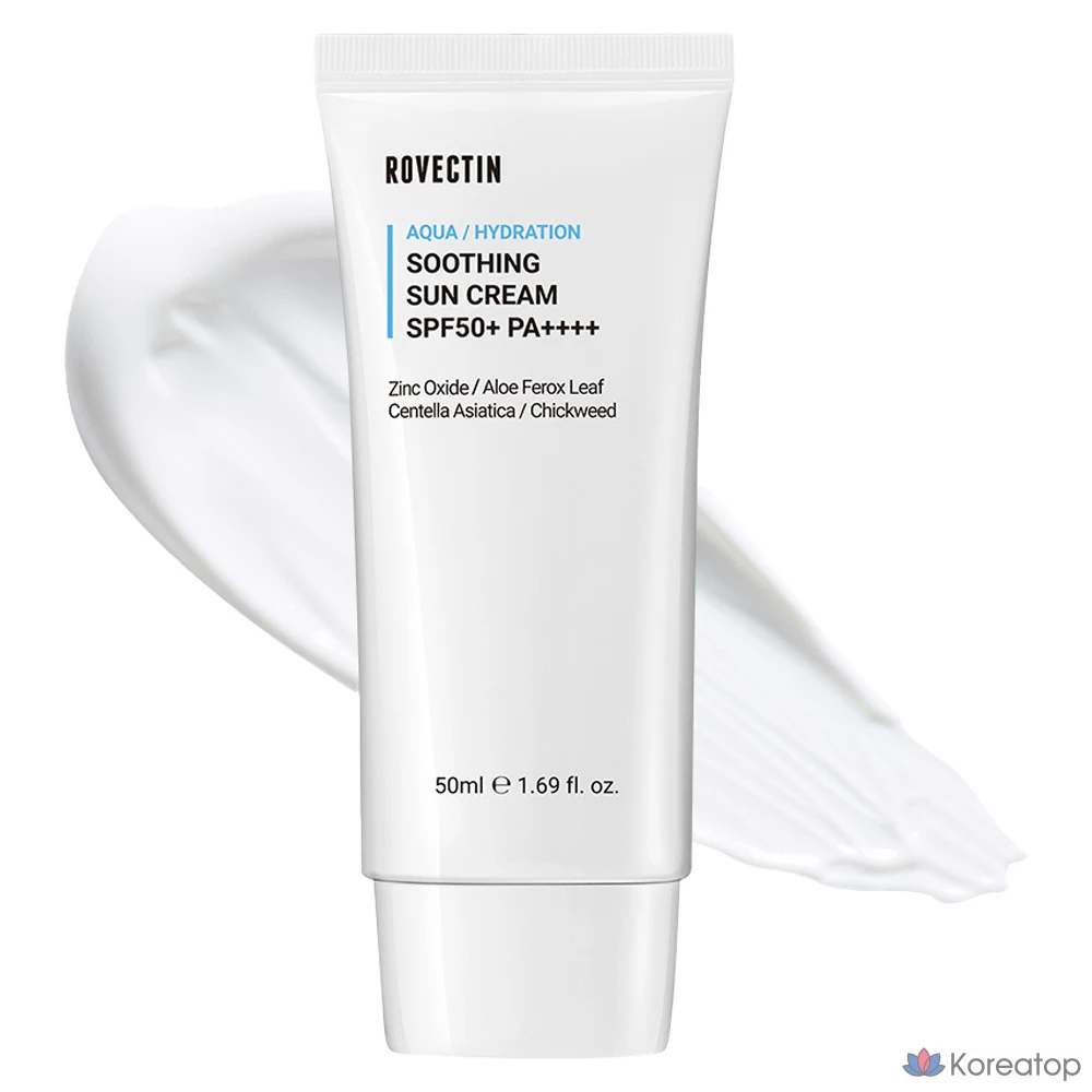 Солнцезащитный крем Rovectin Aqua Moisture SPF50+ PA++++, 50 мл, 1 шт.