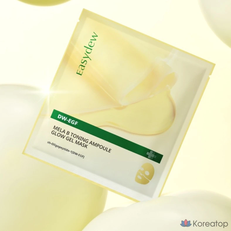 Гелевая маска-ампула Easydew Mela Bee для тонизирования и сияния кожи, 120 г, 4 шт., 5 шт., фото 2