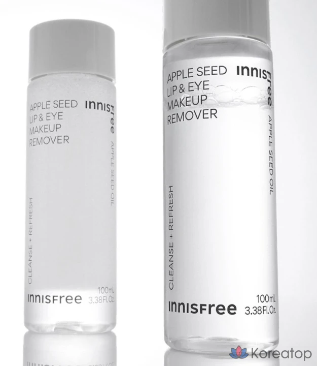 Средство для снятия макияжа с губ и глаз Innisfree со вкусом яблочных косточек, 100 мл, 1 шт.