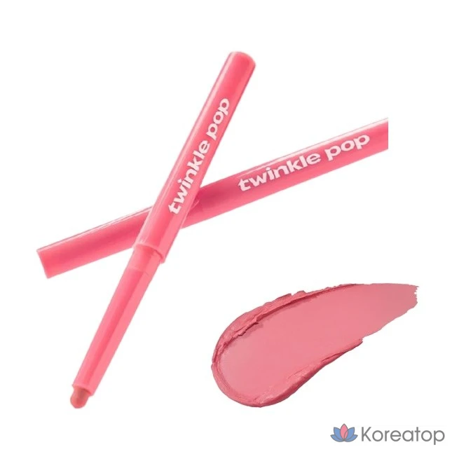 Карандаш для губ Clio Twinkle Pop Over, 1 шт., оттенок 04 Cool Strawberry