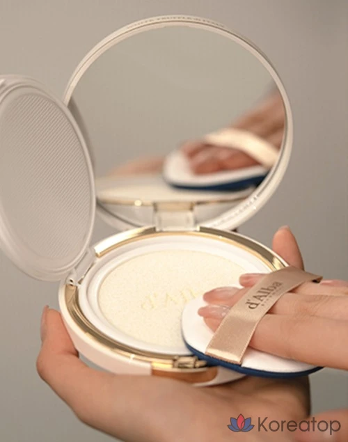 Солнцезащитный крем D'alba Waterful Fresh Sun Cushion + набор сменных блоков SPF50+ PA++++, 25 г, 2 комплекта, фото 3