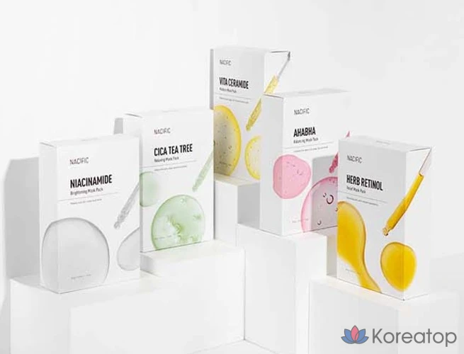 Осветляющая маска для лица NACIFIC с ниацинамидом, 30 г, 1 упаковка, 3 упаковки, фото 4