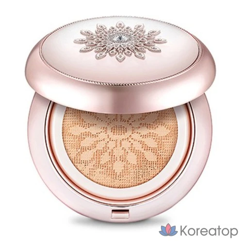 Набор 3CE Tervina Advanced Essence Cushion 15 г + сменный блок 15 г + рассыпчатая пудра 7 г, № 21, светло-бежевый, 1 шт., фото 2