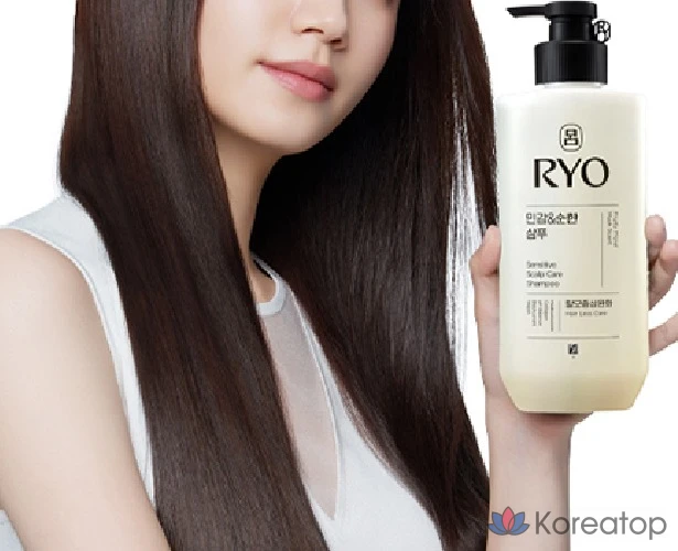 Шампунь Ryo Sensitive &amp; Mild Hair Loss Relief для чувствительной и мягкой кожи головы, 480 мл, 1 шт.