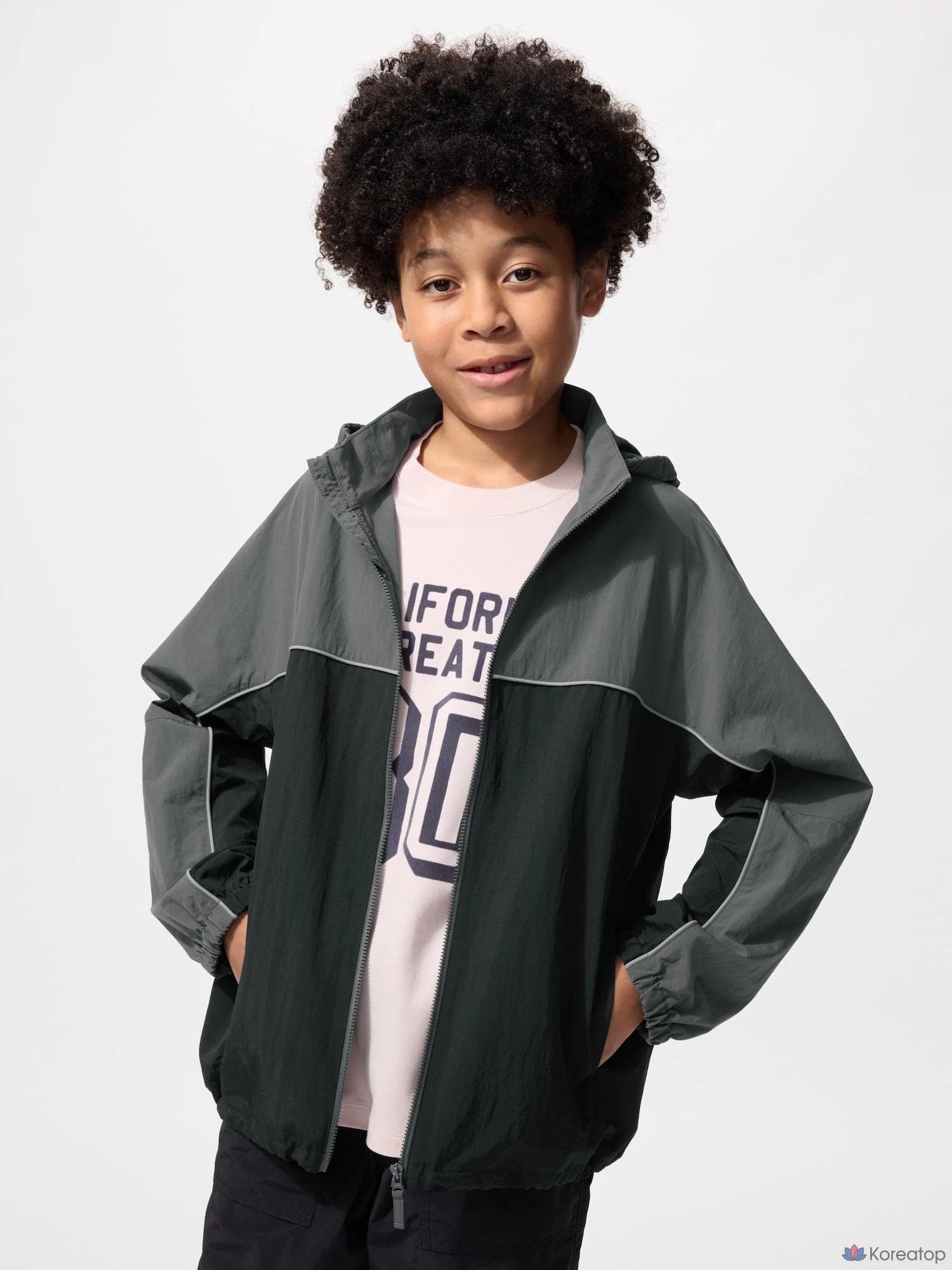Парка детская Uniqlo Portable UV Protection Parka, Colorblock