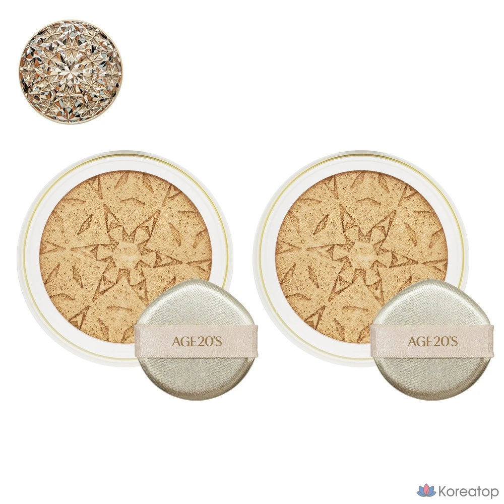 Age20S Подушечка для губ с 3D-эффектом и высоким покрытием, 1 шт., 13 г, сменный блок 3D № 21 (2 шт.).