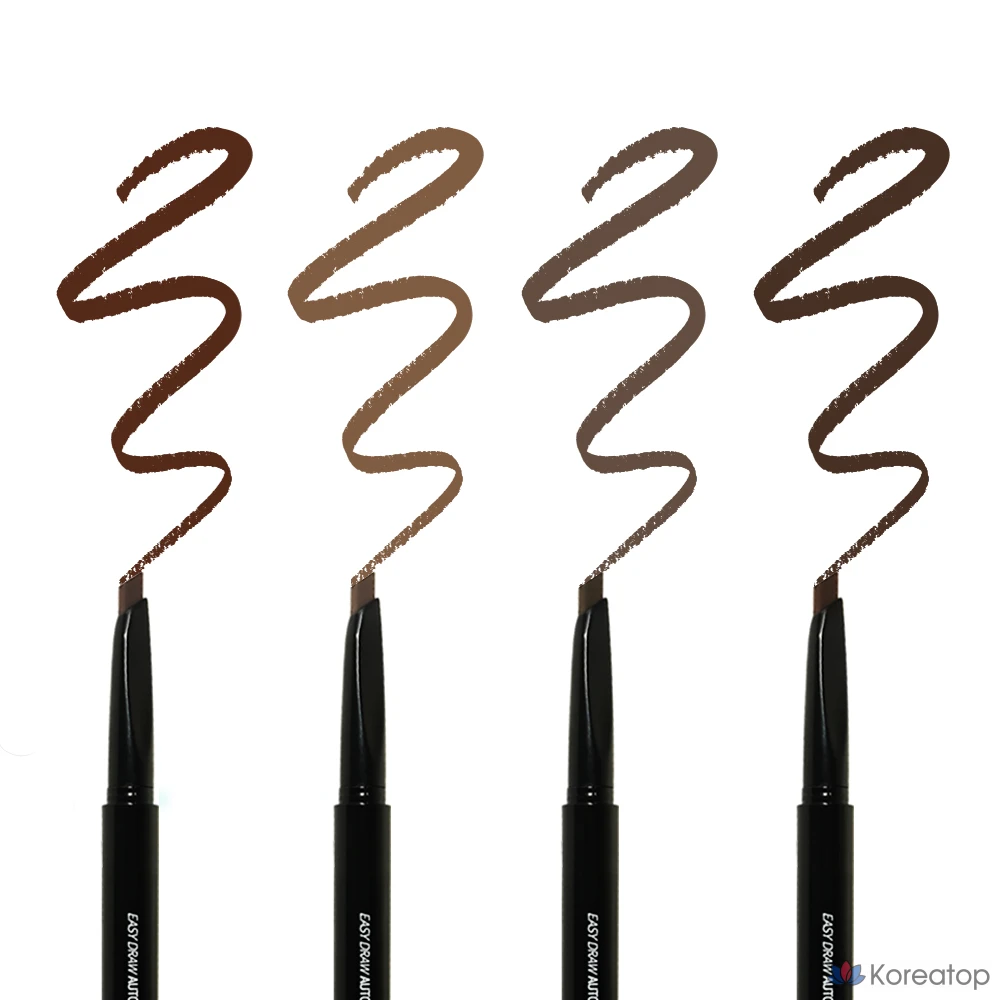 Автоматический карандаш для бровей Cosnori Easy Draw, 0,3 г, цвет 01 Brownie, 1 шт., фото 6