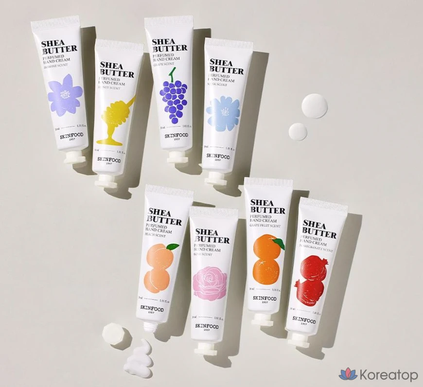 Парфюмированный крем для рук Skinfood с маслом ши и ароматом розы, 30 мл, 1 шт.