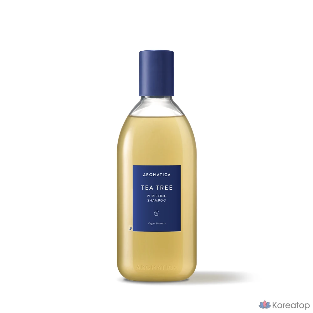 Очищающий шампунь с маслом чайного дерева Aromatica, 400 мл, 1 флакон, фото 4